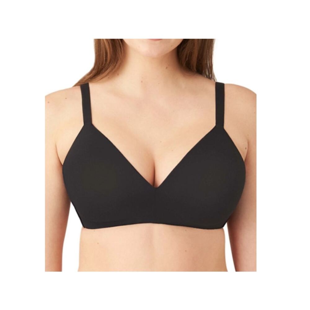 Wacoal Black How Perfect Wire Free Stretch Foam Cups T-Shirt Bra Size 32DDD